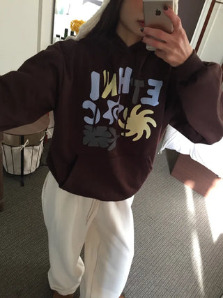 Cozy Fleece-Lined Graphic Hoodie