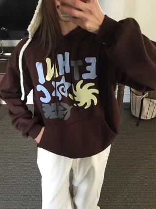 Cozy Fleece-Lined Graphic Hoodie
