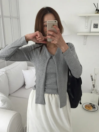 Sensual fit off-shoulder long sleeve