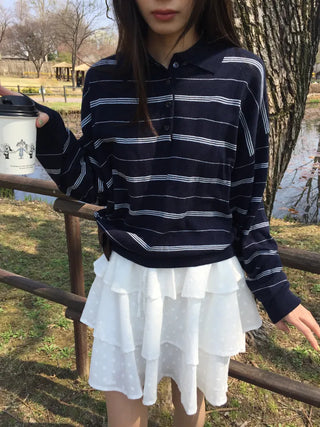 Floral Tiered Mini Skirt