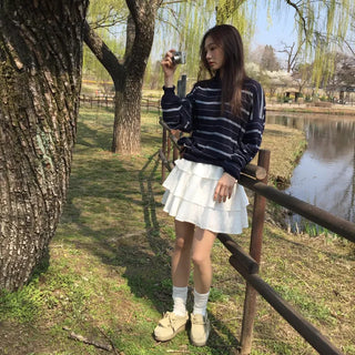 Floral Tiered Mini Skirt