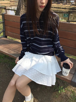 Floral Tiered Mini Skirt