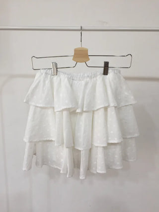 Floral Tiered Mini Skirt