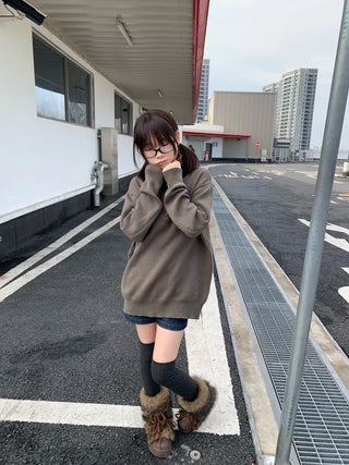 turtleneck army sweater