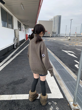 turtleneck army sweater