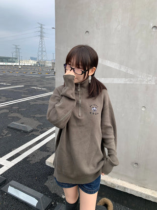 turtleneck army sweater
