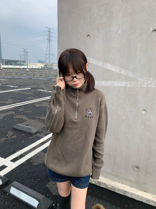 turtleneck army sweater