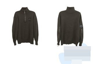 turtleneck army sweater