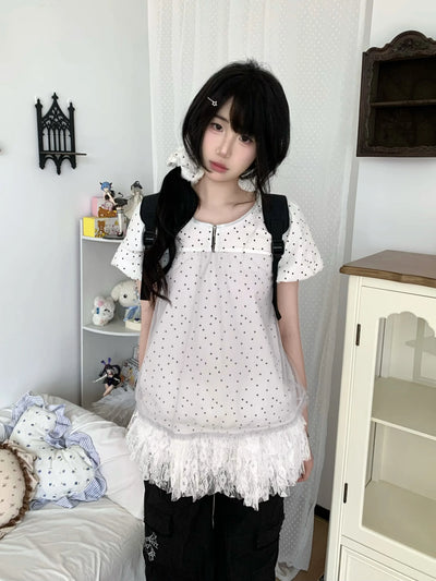 mesh star shirt