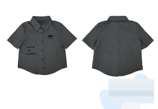 kitten embroidery shirt