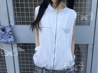 dotted wings vest