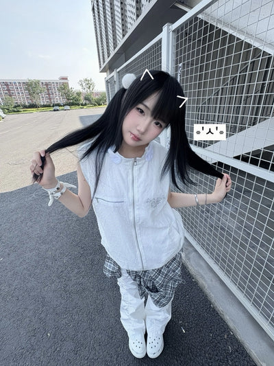 dotted wings vest