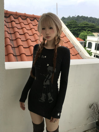 anime sheath dress