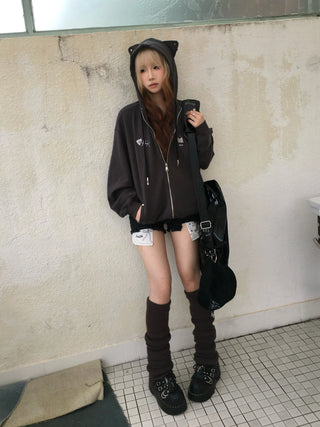 cat ear hooded jacket