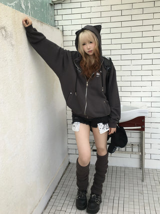 cat ear hooded jacket