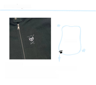 skeleton cat jacket
