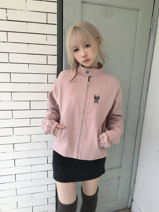 skeleton cat jacket