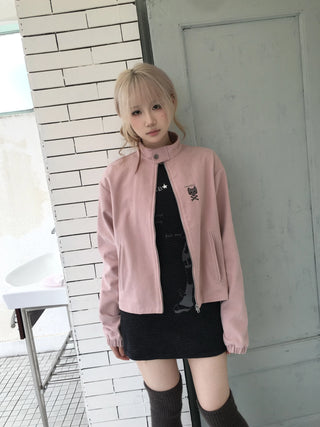 skeleton cat jacket
