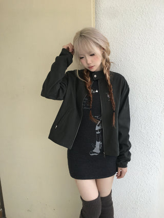skeleton cat jacket