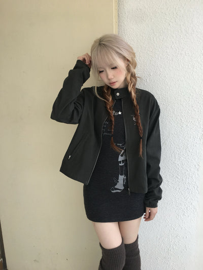 skeleton cat jacket