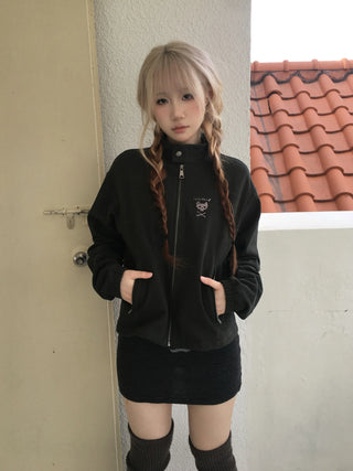 skeleton cat jacket