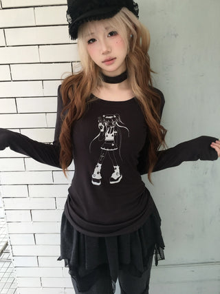 anime girl Tops
