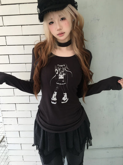 anime girl Tops