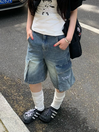 denim wings pants