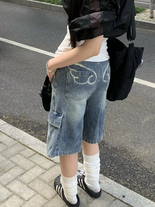 denim wings pants
