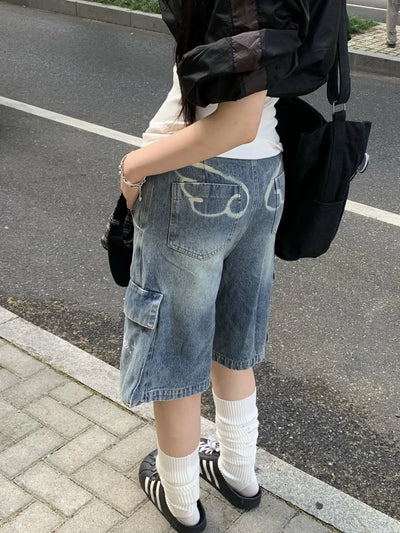 denim wings pants