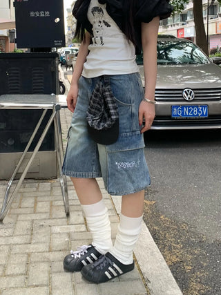 denim wings pants
