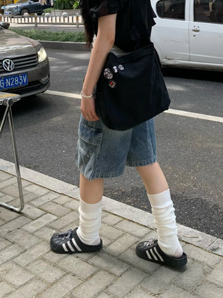 denim wings pants