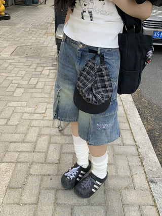 denim wings pants