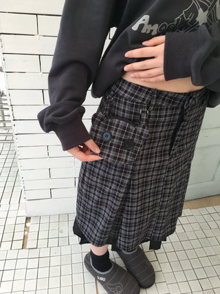 plaid bear skirt