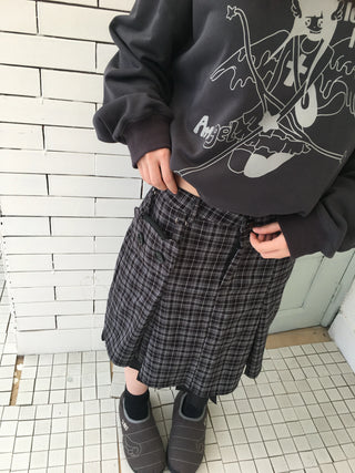 plaid bear skirt