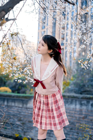 JK plaid skirt