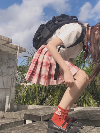 JK plaid skirt