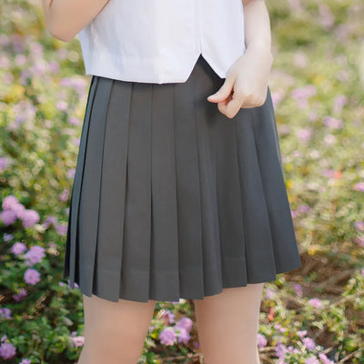 solid color skirt