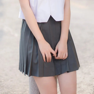 solid color skirt
