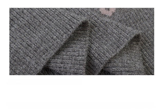 fairisle knit coat