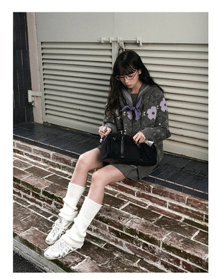 fairisle knit coat