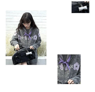 fairisle knit coat