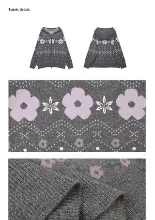 fairisle knit coat