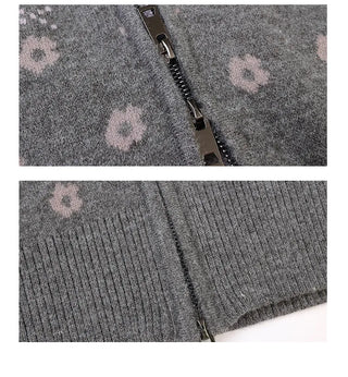fairisle knit coat