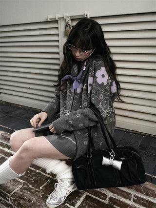 fairisle knit coat