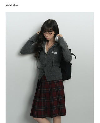double zipper coat