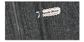 double zipper coat