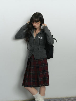 double zipper coat