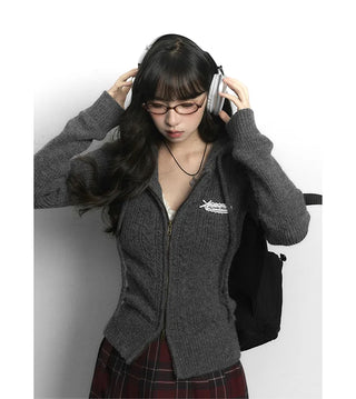 double zipper coat
