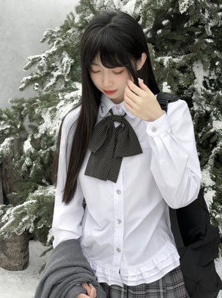 knit collar vest